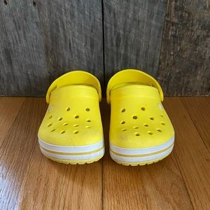 Yellow Woman’s Crocs